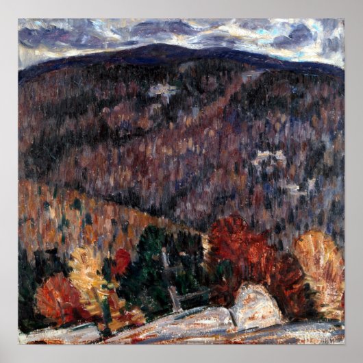 Poster Paysage de Marsden Hartley no 25 (Devant)