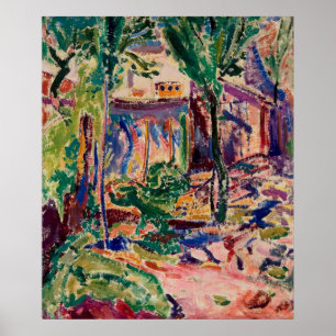 Poster Paysage de Maurer avec maison
