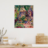 Poster Paysage de Maurer avec maison (Cuisine)