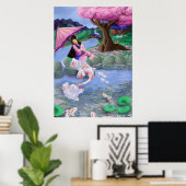 Poster Paysage de Mermaid Koi (Bureau à domicile)