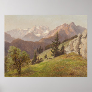 Poster Paysage de montagne II par K. Petrides