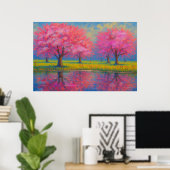 Poster Paysage de murmures de lumière (Bureau à domicile)