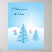 Poster Paysage de Noël (Devant)