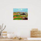 Poster Paysage de Paul Gauguin au Pouldu (Cuisine)
