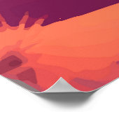 Poster Paysage de peinture Abstraite (Coin)