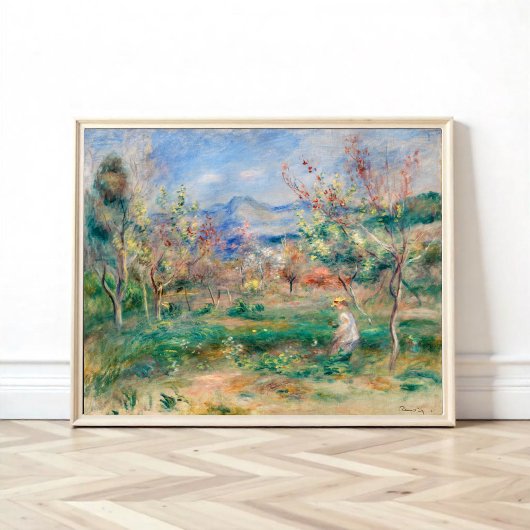 Poster Paysage de Pierre-Auguste Renoir