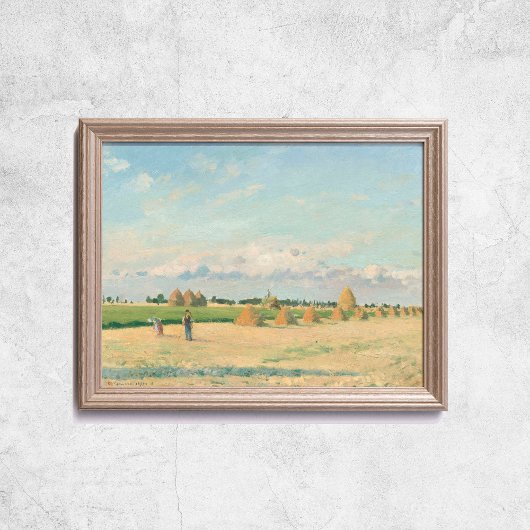 Poster Paysage de Pissarro Ile De France Art