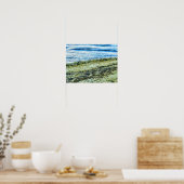 Poster Paysage de plage de Rhode Island Photo (Cuisine)
