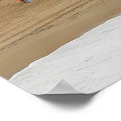 Poster Paysage de plage France : l'ancienne station balné (Coin)