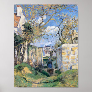 Poster Paysage de Pontoise (1874)   Camille Pissarro