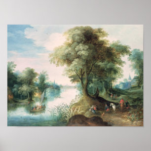 Poster Paysage de rivière