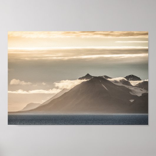 Poster Paysage de Svalbard (Devant)
