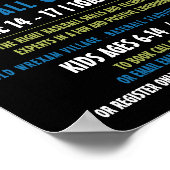 Poster Paysage de terrain de baseball, Camp de baseball A (Coin)