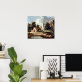Poster Paysage de Thomas Gainsborough avec chalet (Bureau à domicile)
