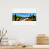 POSTER PAYSAGE DE TOSCANE (Cuisine)