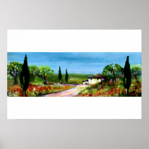 POSTER PAYSAGE DE TOSCANE 4