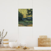 Poster Paysage de Van Gogh à Twilight (Cuisine)