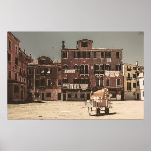 Poster Paysage de Venise de style vintage