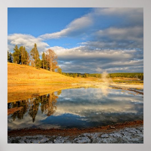 Poster Paysage de Yellowstone (Devant)