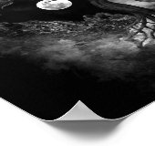 Poster Paysage de Yin Yang Tree noir et blanc (Coin)