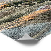 Poster Paysage des Badlands Sunset Dakota (Coin)