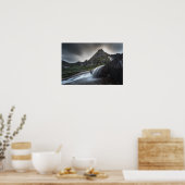 Poster Paysage des chutes d'eau (Cuisine)