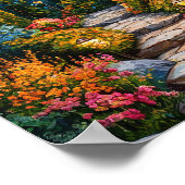 Poster Paysage des jardins (Coin)