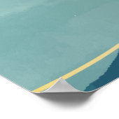Poster Paysage des montagnes (Coin)