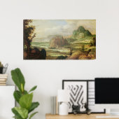 Poster Paysage des montagnes (Bureau à domicile)