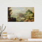 Poster Paysage des montagnes (Cuisine)