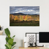 Poster Paysage des montagnes d'automne (Bureau à domicile)