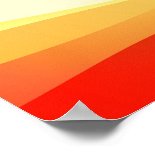 Poster Paysage désertique Abstrait (Coin)