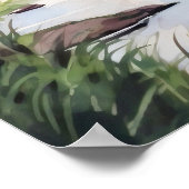 Poster Paysage d'été aquarelle  (Coin)