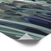 Poster Paysage d'été aquarelle (Coin)