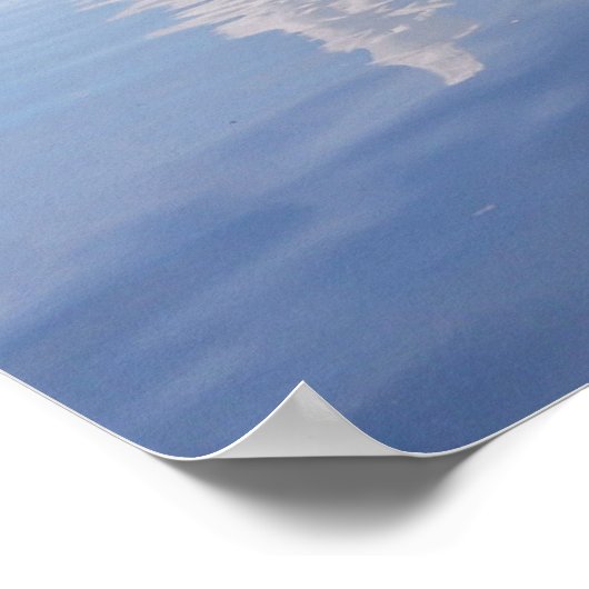 Poster Paysage D'Été Avec Rivière (Coin)