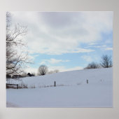 Poster Paysage d'hiver (Devant)