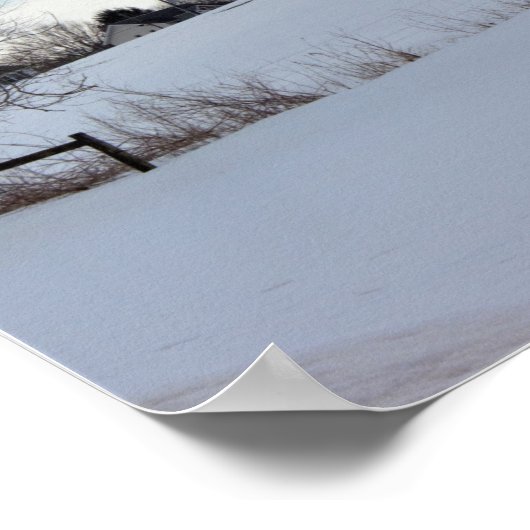 Poster Paysage d'hiver (Coin)