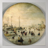 Poster Paysage d'hiver (Devant)