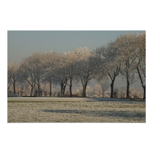 Poster Paysage d'hiver (Devant)