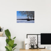 Poster Paysage d'hiver (Bureau à domicile)