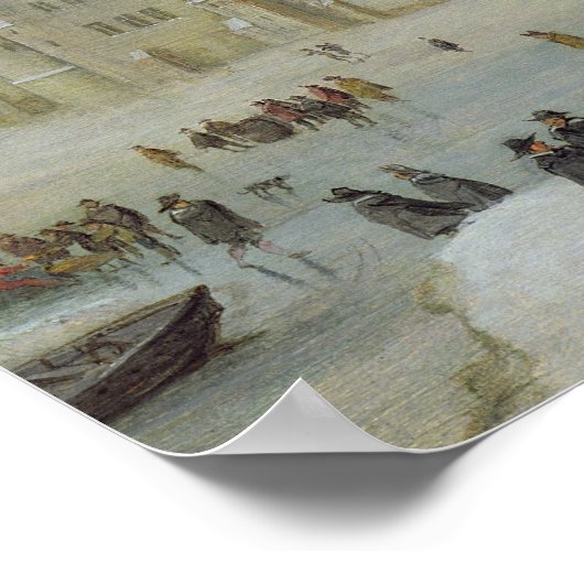 Poster Paysage d'hiver (Coin)