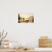 Poster Paysage d'hiver (Cuisine)