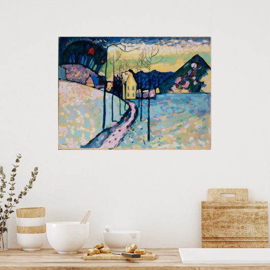 Poster Paysage d'hiver (Cuisine)