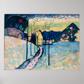 Poster Paysage d'hiver