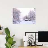 Poster Paysage d'hiver (Bureau à domicile)