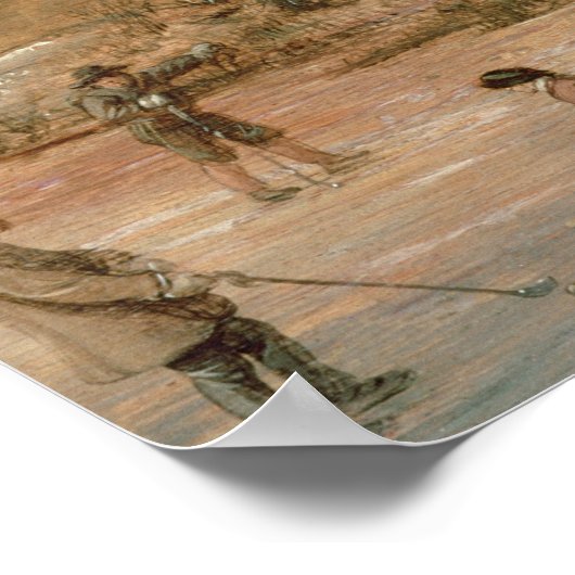 Poster Paysage d'hiver, 1623 (Coin)