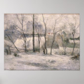 Poster Paysage d'hiver, 1879 (Devant)