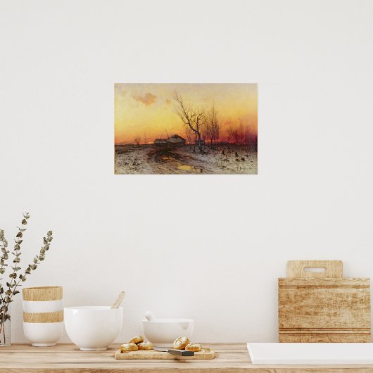 Poster Paysage d'hiver 2 (Cuisine)