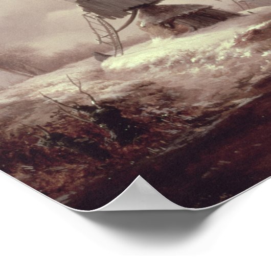 Poster Paysage d'hiver 2 (Coin)