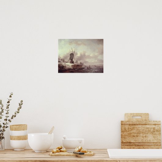 Poster Paysage d'hiver 2 (Cuisine)